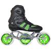 Atom Pro Fitness 3x110 Outdoor Inline Skate Package (Size 11 US, Green Wheels, Striker 11.6/3x110mm) view 1