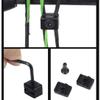 2PCS Archery Compound Bow Arrow Rest Clamps Buckle Metal Cable Fastener Clip Drop Away Arrow Rest Cable Clamp Buckle-Aluminum (RED+Black) view 4