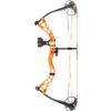 Diamond Archery Atomic Youth Bow - Bright Orange - 29 lbs, Left Hand view 1