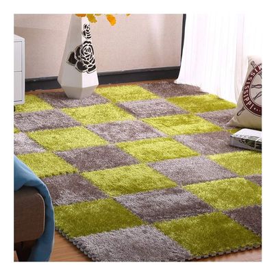 ALGFree Living Room Bedroom Kids Baby Foam Puzzle Mat Interlocking Tiles Soft Patchwork Floor Protective Carpet Splice Fluffy Mat, Arbitrary Splice (Color : C, Size : 31x31x0.6cm-8pcs)