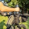 Topeak FreeLoader Bike Bag (Black)  1L Stem-Mounted Handlebar Storage Pouch with Adjustable Straps, Side Mesh Pocket, and Drainage Hole for Snacks, Bottles, or Small Gear view 4