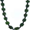0.9" China Certificate Nature Nephrite Hetian Green Jade 18 Arhat Buddha Hand Made Necklace Pendants 0069 view 1