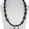 0.9" China Certificate Nature Nephrite Hetian Green Jade 18 Arhat Buddha Hand Made Necklace Pendants 0069 view 4
