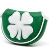 barudan golf Putter Cover Half Mallet Putter Headcover, Heel Shafted Mid Mallet Putter Cover, Magnetic Club Protector (Green) view 1