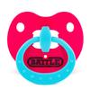 Battle Sports Binky Oxygen Football Mouthguard - Detachable Strap, Maximum Breathability, Works with Braces & No Boiling Required - Pink/Blue view 1