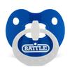 Battle Sports Binky Oxygen Football Mouthguard - Detachable Strap, Maximum Breathability, Works with Braces & No Boiling Required - Royal Blue/White view 1
