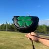 barudan golf Putter Cover Half Mallet Putter Headcover Magnetic Club Protector (Black) view 3