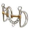 Showman Stainless Steel Slotted Correction Kimberwick Bit view 1