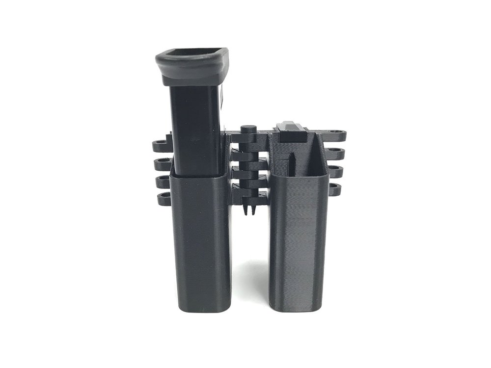 eAMP Challenger - H&K P2000 USP40C, H&K VP9/P30 9mm Dual Mag Pouch - MagP0171-B