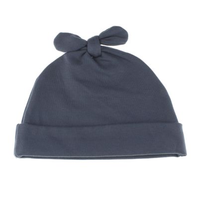 My Lello Baby Vintage Rabbit Ears Cotton Beanie Hat - (0-6mo) - Vintage Blue