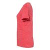 JERZEES Women's Snow Heather Jersey V-Neck S Red view 3