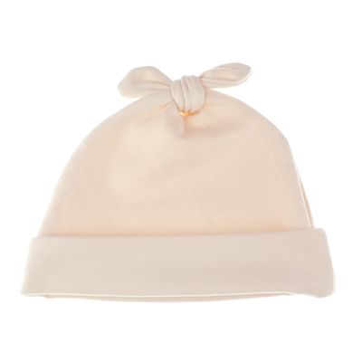 My Lello Baby Vintage Rabbit Ears Cotton Beanie Hat - (0-6mo) - Natural