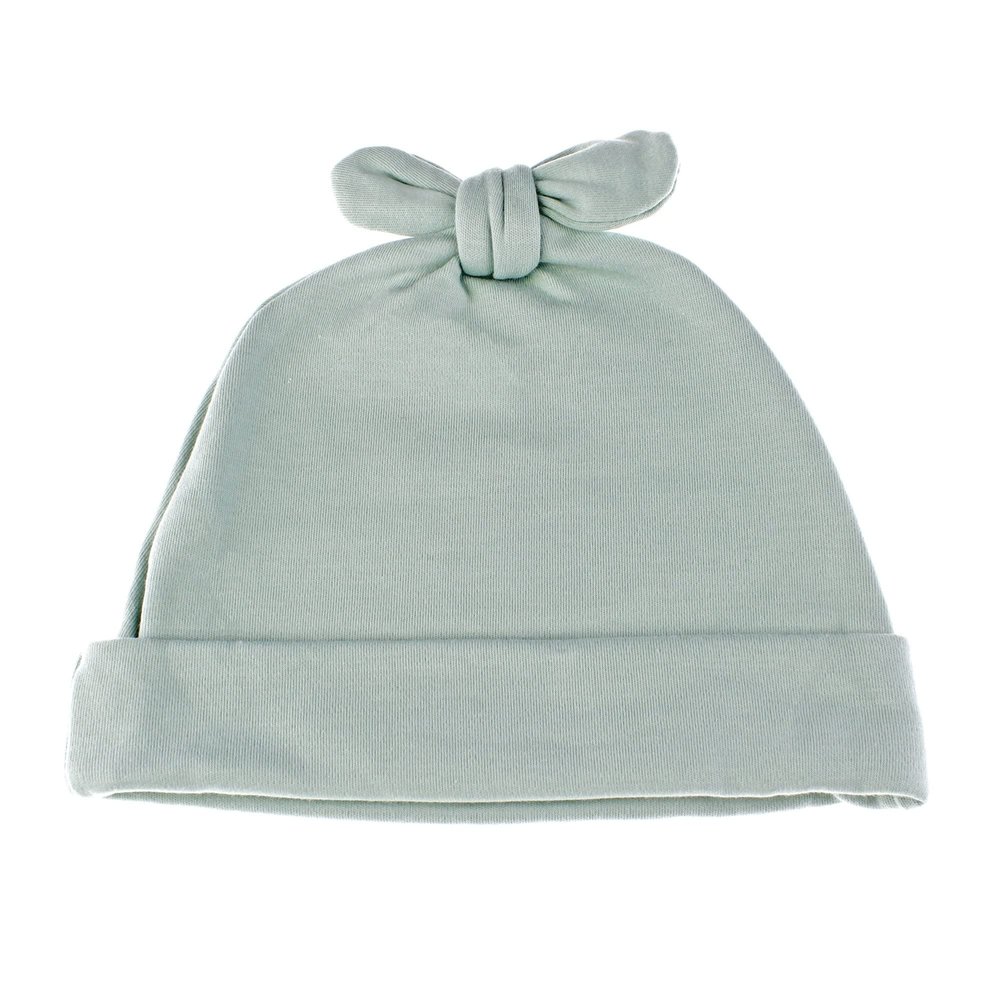 My Lello Baby Vintage Rabbit Ears Cotton Beanie Hat - (Newborn) - Faded Blue