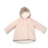 Fall Winter Warm Coat Button Jacket Outwear Hoodie Sweatshirt Soft Corduroy Coat- 100% Cotton, Baby size (1 M - 24 M) (Pink, 12 Months)