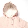 Fall Winter Warm Coat Button Jacket Outwear Hoodie Sweatshirt Soft Corduroy Coat- 100% Cotton, Baby size (1 M - 24 M) (Pink, 12 Months) view 3