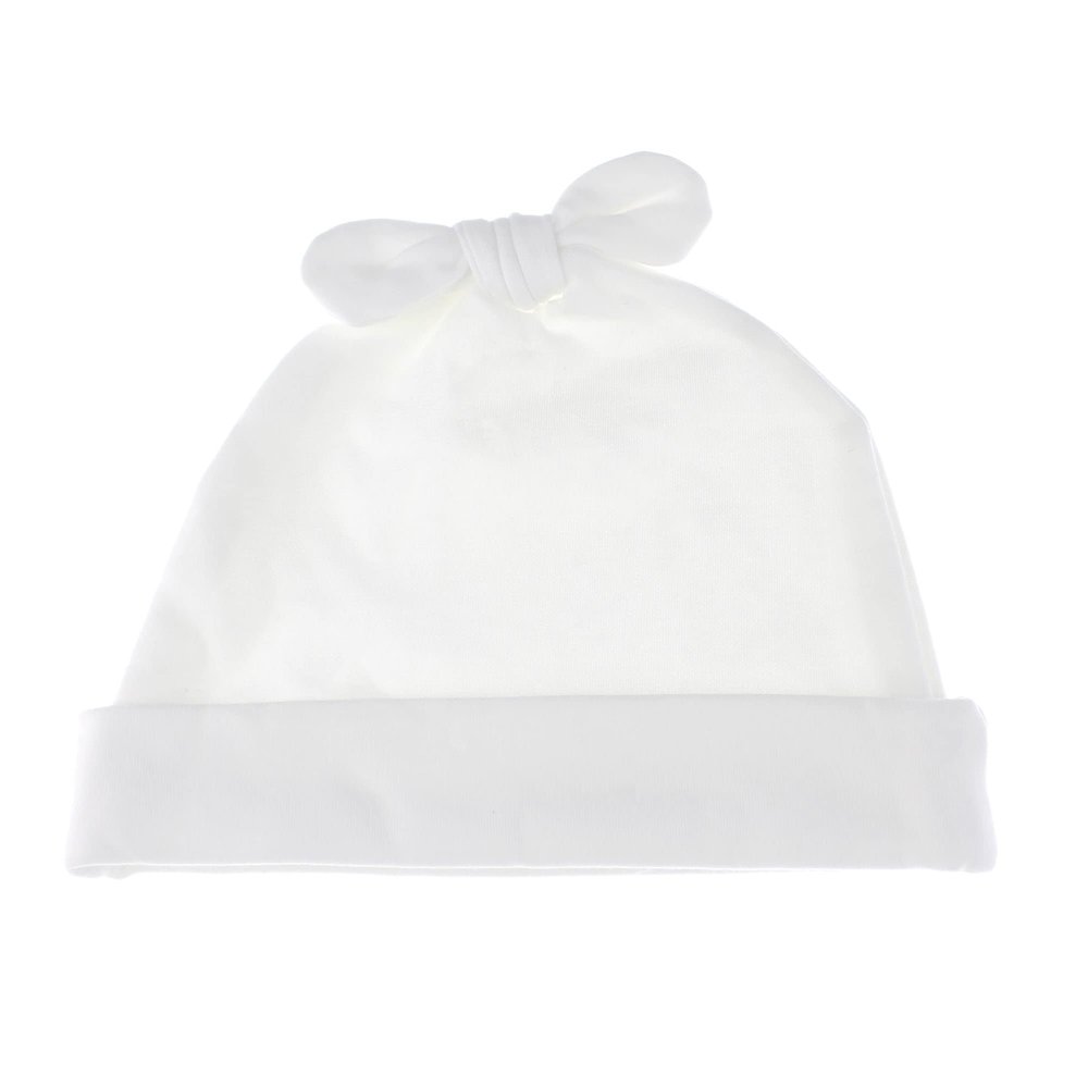 My Lello Baby Vintage Rabbit Ears Cotton Beanie Hat - (Newborn) - White
