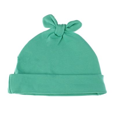 My Lello Baby Vintage Rabbit Ears Cotton Beanie Hat - (0-6mo) - Jade