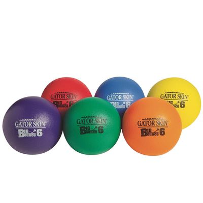 Gator Skin Big Bounce Ball Set, 6 (Set of 6)