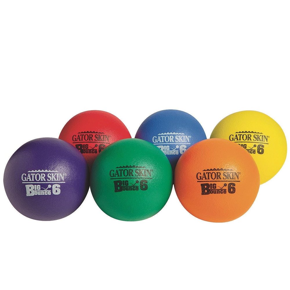 Gator Skin Big Bounce Ball Set, 6 (Set of 6)