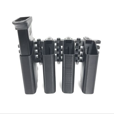 eAMP Challenger - H&K P2000 USP40C, H&K VP9/P30 9mm Quad Mag Pouch - MagP0171-D
