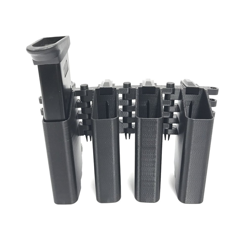 eAMP Challenger - H&K P2000 USP40C, H&K VP9/P30 9mm Quad Mag Pouch - MagP0171-D