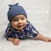 My Lello Baby Vintage Rabbit Ears Cotton Beanie Hat - (0-6mo) - Light Heather Gray view 3