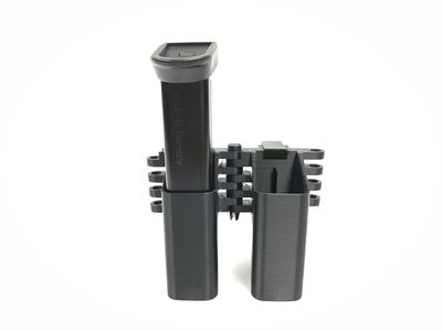 eAMP Challenger - H&K MK23 45 Full Size Dual Mag Pouch - MagP0161-B