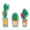888 Graphics Cute Cacti Golf Hat Clip with Magnetic Ball Marker view 4