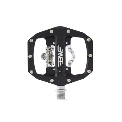 BW USA Rock Garden Combo Pedals Dual Sided MTB Platform and SPD Compatible Bike Pedals