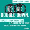 BW USA Rock Garden Combo Pedals  Dual Sided MTB Platform and SPD Compatible Bike Pedals view 3