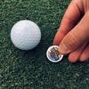 888 Graphics Flip Flops Golf Hat Clip with Magnetic Ball Marker view 3