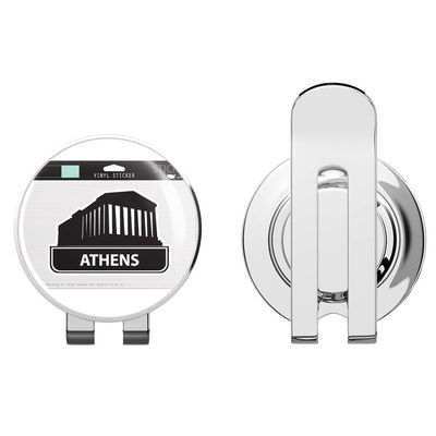 888 Graphics Athens Parthenon Greece Suitcase Golf Hat Clip with Magnetic Ball Marker