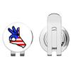 888 Graphics American Flag A OK Golf Hat Clip with Magnetic Ball Marker view 1