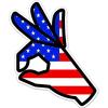888 Graphics American Flag A OK Golf Hat Clip with Magnetic Ball Marker view 4
