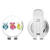 888 Graphics 3 Cute Owls Set 3 Fun Adorable Golf Hat Clip with Magnetic Ball Marker view 1