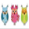 888 Graphics 3 Cute Owls Set 3 Fun Adorable Golf Hat Clip with Magnetic Ball Marker view 4