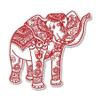 888 Graphics Elephant Henna Red Golf Hat Clip with Magnetic Ball Marker view 4