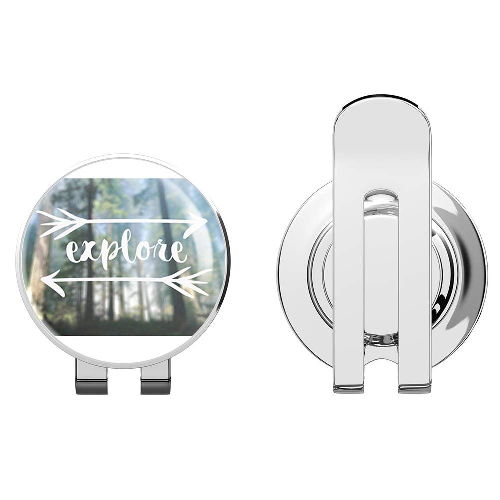 888 Graphics Explore Adventure Arrows OutdoorsGolf Hat Clip with Magnetic Ball Marker