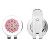 888 Graphics Mandala Beautiful Pink Golf Hat Clip with Magnetic Ball Marker view 1