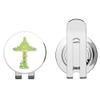 888 Graphics Celtic Cross Green Golf Hat Clip with Magnetic Ball Marker view 1