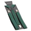 traderplus Men Elastic Suspenders and Bow Ties Set for Wedding, Formal Events (Green) view 3