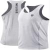 NELEUS Men's 3 Pack Running Tank Tops Dry Fit Muscle Athletic Workout Shirts,5069,Navy,Light Grey,Red,US XL,EU 2XL view 3
