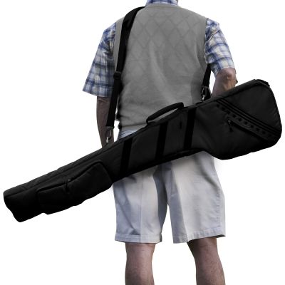 Big Teeth Golf Sunday Bag, Small Golf Bag Lightweight, Par 3 Golf Bag for A Few Clubs Driving Range, Practice with Carry Shoulder Strap Foldable Multi-Colour