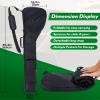 Big Teeth Golf Sunday Bag, Small Golf Bag Lightweight, Par 3 Golf Bag for A Few Clubs Driving Range, Practice with Carry Shoulder Strap Foldable Multi-Colour view 3