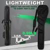 Big Teeth Golf Sunday Bag, Small Golf Bag Lightweight, Par 3 Golf Bag for A Few Clubs Driving Range, Practice with Carry Shoulder Strap Foldable Multi-Colour view 4