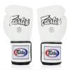 Fairtex BGV5 Muay Thai Boxing Gloves for Men, Women, Kids | Special Lock Thumb Design | MMA Gloves, Kickboxing | Premium Quality, Light Weight & Shock Absorbent Boxing Gloves -(White/14oz) view 3