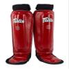 Fairtex SP6 Muay Thai Shin Guards for Men, Women, Kids | Shin Guards Made with Neoprene Material & are Premium, Lightweight & Durable | Reinforced Paddings on The Shins (Red/Large) view 4