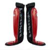 Fairtex SP6 Muay Thai Shin Guards for Men, Women, Kids | Shin Guards Made with Neoprene Material & are Premium, Lightweight & Durable | Reinforced Paddings on The Shins (Red/Medium) view 3