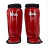 Fairtex SP6 Muay Thai Shin Guards for Men, Women, Kids | Shin Guards Made with Neoprene Material & are Premium, Lightweight & Durable | Reinforced Paddings on The Shins (Red/XLarge) view 1