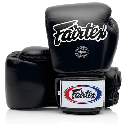 Fairtex BGV1 Muay Thai Boxing Training Sparring Gloves for Men, Women, Kids| Premium Quality, Light Weight & Shock Absorbent Kids- 4 oz Boxing Gloves -Black